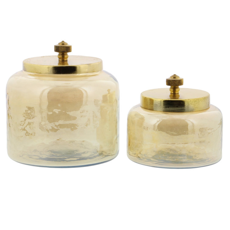 Glass Canister Set of 2 & Reviews Joss & Main